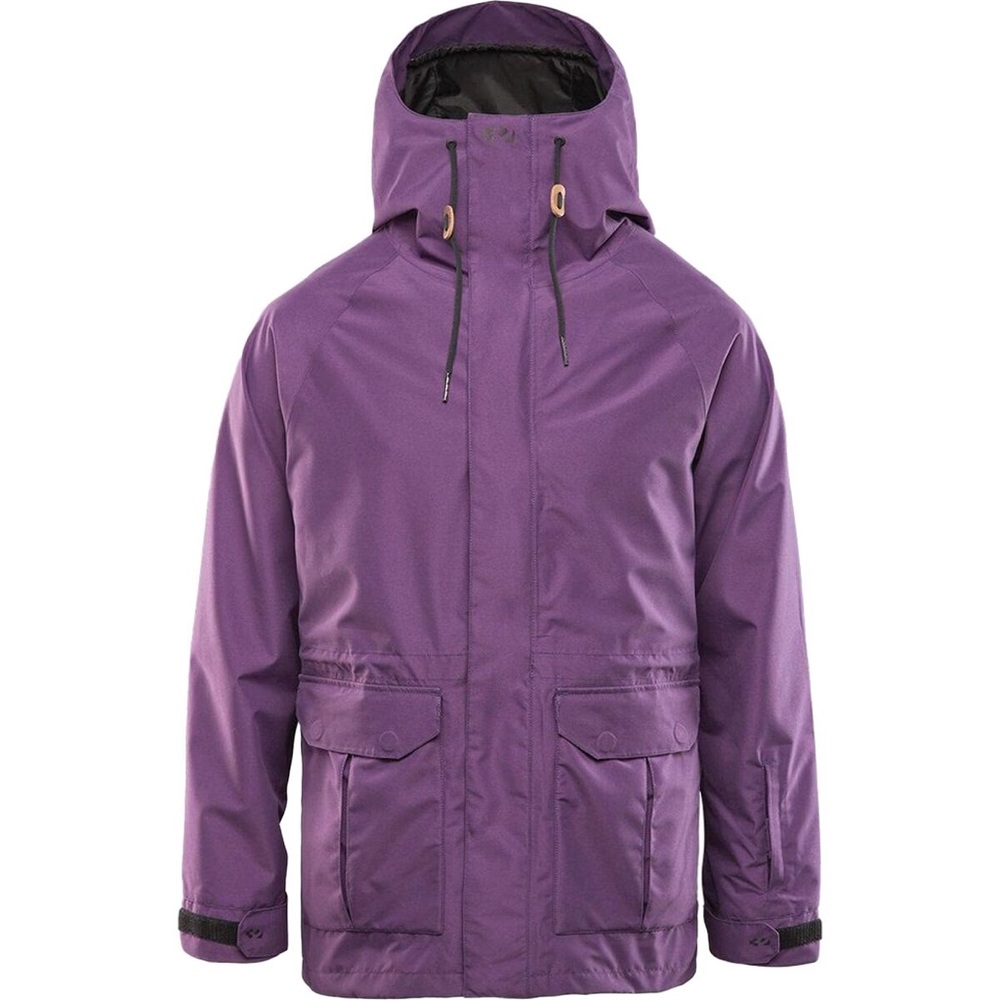 Ava Ski jacket shell size L Purple Hooded Waterproof Jacket
